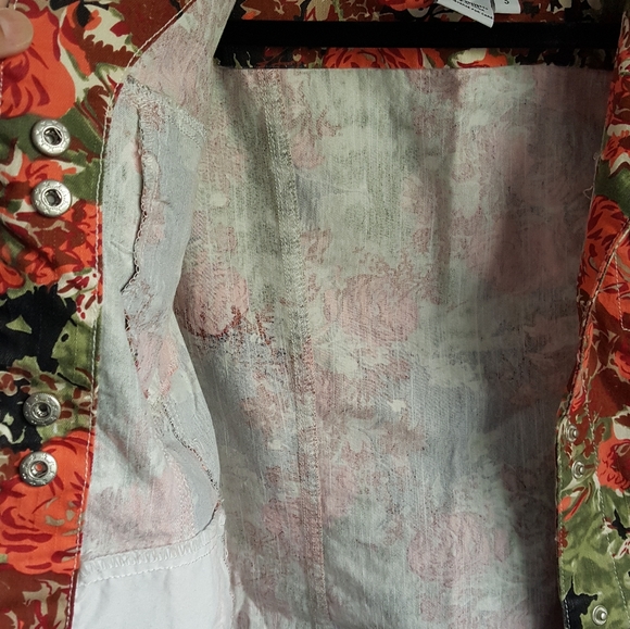 colorful jean jacket - Picture 9 of 13